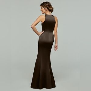 Elegant French Black Black Tie Gown